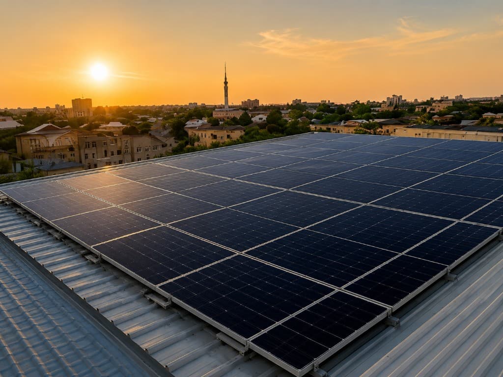 Yunusobod tumani — 20 kW quyosh stansiyasi